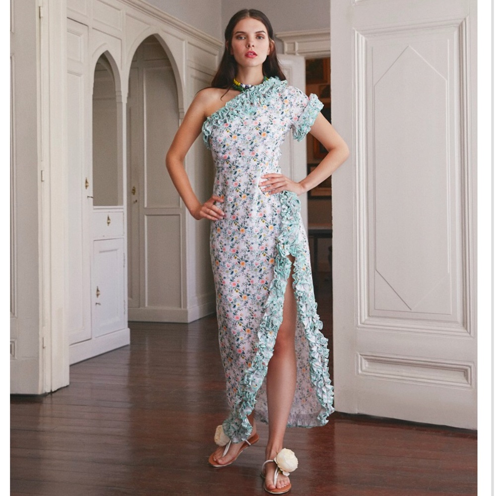 Gul hurgel dress